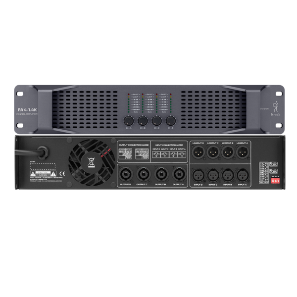 PA SERIES 4 CH AMPLIFIERS